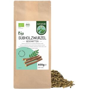 Alpi Nature Racine de Réglisse BIO 400g, bio Racine Séchée et Coupée, Tisane Réglisse, Thé en Vrac - Publicité Alpi Nature Racine de Réglisse BIO 400g, bio Racine Séchée et Coupée, Tisane Réglisse, Thé en Vrac - Publicité
