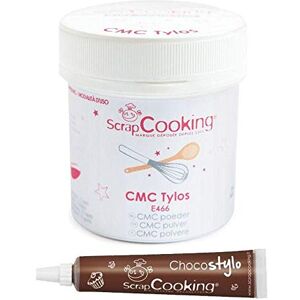 Colle alimentaire Tylos & Stylo chocolat - 35g - Pâtisserie créative - Publicité Colle alimentaire Tylos & Stylo chocolat - 35g - Pâtisserie créative - Publicité