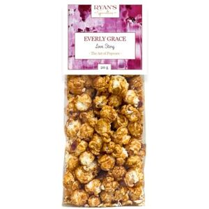 Everly Grace Popcorn – Love Story, 100 g – Sachets de popcorn aux amandes, vanille et pétales de rose de notre manufacture à Augsbourg, Allemagne - Publicité Everly Grace Popcorn – Love Story, 100 g – Sachets de popcorn aux amandes, vanille et pétales de rose de notre manufacture à Augsbourg, Allemagne - Publicité