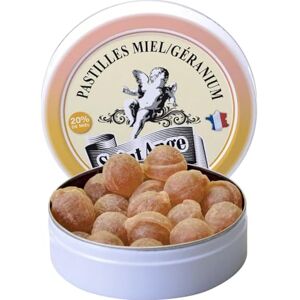 Saint Ange Pastilles Saint-Ange Bonbons Traditionnels 100% Français (Miel Géranium) - Publicité Saint Ange Pastilles Saint-Ange Bonbons Traditionnels 100% Français (Miel Géranium) - Publicité