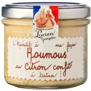 LUCIEN GEORGELIN Houmous au Citron confit apéritif à tartiner le bocal de 100g - Publicité LUCIEN GEORGELIN Houmous au Citron confit apéritif à tartiner le bocal de 100g - Publicité