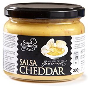 Salsas Asturianas Sauce Cheddar Idéal pour accompagner nachos et trempettes 300 gr - Publicité Salsas Asturianas Sauce Cheddar Idéal pour accompagner nachos et trempettes 300 gr - Publicité