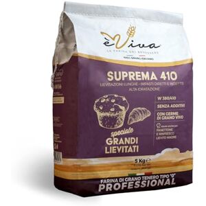 agricola PIANO – Suprema 410 Farine de blé tendre Type 55 kg 5 Type 0 Italien Pour Panettone, Pandoro et Rafraîchissement Levain Sans Additifs, 100% Naturelle Avec Germe de Blé - Publicité agricola PIANO – Suprema 410 Farine de blé tendre Type 55 kg 5 Type 0 Italien Pour Panettone, Pandoro et Rafraîchissement Levain Sans Additifs, 100% Naturelle Avec Germe de Blé - Publicité