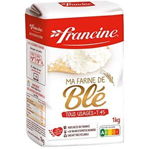 Francine Farine De Blé T45 Le 1Kg Lot De 4 Vendu Par Lot - Publicité Francine Farine De Blé T45 Le 1Kg Lot De 4 Vendu Par Lot - Publicité