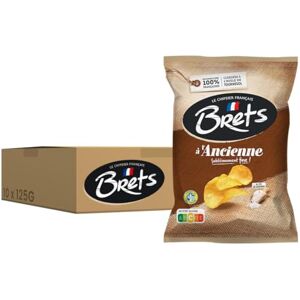 Brets Bret's Chips Nat à l'Ancienne 10 Paquets 125 g - Publicité Brets Bret's Chips Nat à l'Ancienne 10 Paquets 125 g - Publicité