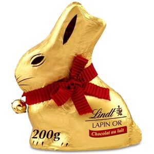 Lindt Lapin Or Chocolat au lait Fin et irrésistible 200g Lot de 4 - Publicité Lindt Lapin Or Chocolat au lait Fin et irrésistible 200g Lot de 4 - Publicité