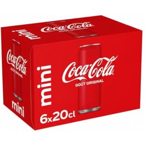 Coca-Cola - Original Mini - 20 cl - Pack de 6 - Soda - Publicité Coca-Cola - Original Mini - 20 cl - Pack de 6 - Soda - Publicité