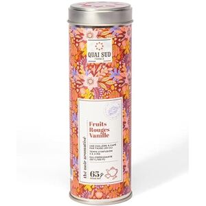 QUAI SUD Thé Noir aromatisé Fruits Rouges Vanille Boîte ronde 65g - Publicité QUAI SUD Thé Noir aromatisé Fruits Rouges Vanille Boîte ronde 65g - Publicité