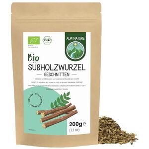 Alpi Nature Racine de Réglisse BIO 200g, bio Racine Séchée et Coupée, Tisane Réglisse, Thé en Vrac - Publicité Alpi Nature Racine de Réglisse BIO 200g, bio Racine Séchée et Coupée, Tisane Réglisse, Thé en Vrac - Publicité