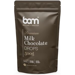 BAM Chocolat au Lait de Couverture 35% Cacao en Pistoles Chocolat Pâtissier de Qualité Supérieure pour Fondue, Glaçage et Moulage Idéal pour Pâtisserie Professionnelle et Fontaines – 500g - Publicité BAM Chocolat au Lait de Couverture 35% Cacao en Pistoles Chocolat Pâtissier de Qualité Supérieure pour Fondue, Glaçage et Moulage Idéal pour Pâtisserie Professionnelle et Fontaines – 500g - Publicité