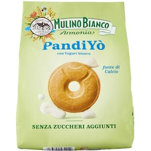 Mulino Bianco PandiYò Biscuits sans sucre ajoutés avec yaourt blanc et mortitol, fontaine de calcium, biscuits sans sucre, moulin à harmonie, paquet de 270 g - Publicité Mulino Bianco PandiYò Biscuits sans sucre ajoutés avec yaourt blanc et mortitol, fontaine de calcium, biscuits sans sucre, moulin à harmonie, paquet de 270 g - Publicité
