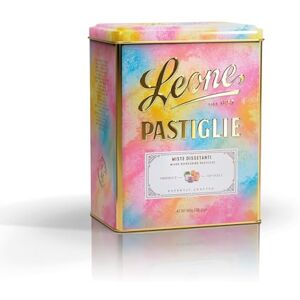 Pastiglie Leone Leone depuis 1857 Boîte en métal Pastilles Leone Assorties Rafraîchissantes Végans et Sans Gluten 800g - Publicité Pastiglie Leone Leone depuis 1857 Boîte en métal Pastilles Leone Assorties Rafraîchissantes Végans et Sans Gluten 800g - Publicité