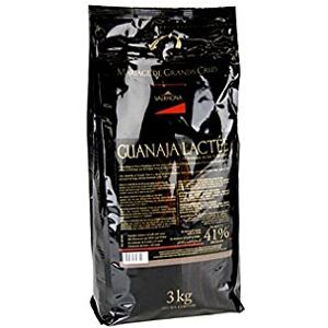 Valrhona Guanaja Lactée 41% chocolat au lait de couverture Mariage de Grands Crus fèves 3 kg - Publicité Valrhona Guanaja Lactée 41% chocolat au lait de couverture Mariage de Grands Crus fèves 3 kg - Publicité