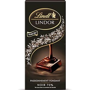 Lindt Tablette LINDOR Chocolat Noir 70% Cacao Cœur Fondant, 145g - Publicité Lindt Tablette LINDOR Chocolat Noir 70% Cacao Cœur Fondant, 145g - Publicité