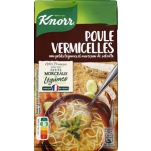 Knorr Soupe Secret de Grand-Mère Poule Vermicelles aux Petits Légumes Et Morceaux de Volaille, 1L - Publicité Knorr Soupe Secret de Grand-Mère Poule Vermicelles aux Petits Légumes Et Morceaux de Volaille, 1L - Publicité