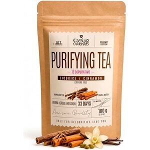 CAMINO DE CABRAS THE DETOX Tisane Cannelle de Ceylan & Réglisse avec Gingembre, Hibiscus, Orange & Cardamome Infusion Digestive Après Repas Sans Caféine Thé en Vrac Premium 100g - Publicité CAMINO DE CABRAS THE DETOX Tisane Cannelle de Ceylan & Réglisse avec Gingembre, Hibiscus, Orange & Cardamome Infusion Digestive Après Repas Sans Caféine Thé en Vrac Premium 100g - Publicité