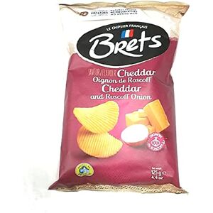 Brets Bret's Chips Cheddar oignons 125g - Publicité Brets Bret's Chips Cheddar oignons 125g - Publicité