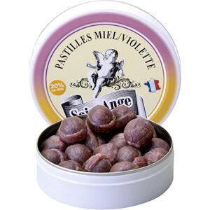 Saint Ange Pastilles Saint-Ange Bonbons Traditionnels 100% Français (Miel Violette) - Publicité Saint Ange Pastilles Saint-Ange Bonbons Traditionnels 100% Français (Miel Violette) - Publicité