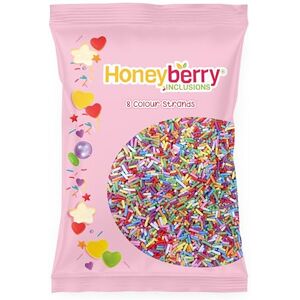 Honeyberry Vermicelles Pâtisserie Naturels et Comestibles 55g – Décorations Colorées pour Gâteaux, Cupcakes, Biscuits, Glaces et Desserts – Sprinkles Sucrés Fabriqués dans l’UE (Vermicelles Colorés) - Publicité Honeyberry Vermicelles Pâtisserie Naturels et Comestibles 55g – Décorations Colorées pour Gâteaux, Cupcakes, Biscuits, Glaces et Desserts – Sprinkles Sucrés Fabriqués dans l’UE (Vermicelles Colorés) - Publicité
