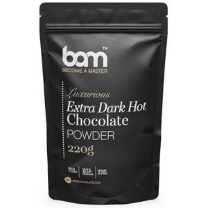 BAM Chocolat en Poudre – Préparation pour Chocolat Chaud Crémeux en Poudre, Avec Cuillère Doseuse – 220g, 7 Tasses, Noir Intense - Publicité BAM Chocolat en Poudre – Préparation pour Chocolat Chaud Crémeux en Poudre, Avec Cuillère Doseuse – 220g, 7 Tasses, Noir Intense - Publicité