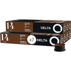 Delta Q 70 Capsules de Café EpiQ, pack 7 x 10, Intensité 14, Espresso Intense aux Notes de Noix Grillées, Torréfaction Naturelle, Compatibles avec les Machines - Publicité Delta Q 70 Capsules de Café EpiQ, pack 7 x 10, Intensité 14, Espresso Intense aux Notes de Noix Grillées, Torréfaction Naturelle, Compatibles avec les Machines - Publicité