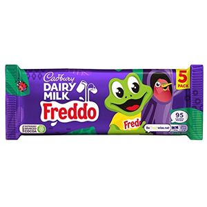 Cadbury Dairy Milk Freddo Lot de 5 paquets de 90 g (l'emballage peut varier) - Publicité Cadbury Dairy Milk Freddo Lot de 5 paquets de 90 g (l'emballage peut varier) - Publicité