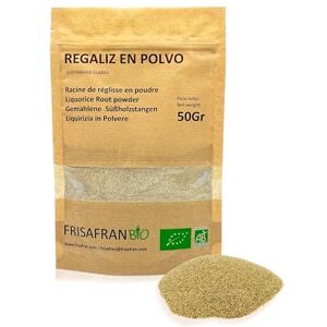 FRISAFRAN Bâton de Réglisse POUDRE Biologique Directement Du Producteur Cultivé Navarre Réglisse reglisse Bâton De Reglisse en poudre Bonbon Reglisse Baton Bonbons Reglisse 50g - Publicité FRISAFRAN Bâton de Réglisse POUDRE Biologique Directement Du Producteur Cultivé Navarre Réglisse reglisse Bâton De Reglisse en poudre Bonbon Reglisse Baton Bonbons Reglisse 50g - Publicité