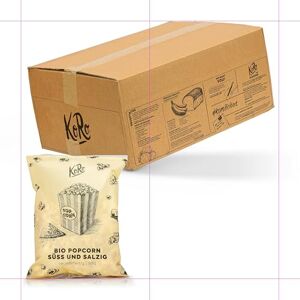 KoRo – Popcorn bio sucré-salé 10 x 90 g – Maïs soufflé caramélisé au sel de mer – Snack prêt à consommer – Préparation rapide au micro-ondes - Publicité KoRo – Popcorn bio sucré-salé 10 x 90 g – Maïs soufflé caramélisé au sel de mer – Snack prêt à consommer – Préparation rapide au micro-ondes - Publicité
