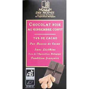 Moulin des Moines CHOCOLAT NOIR ET GINGEMBRE - Publicité Moulin des Moines CHOCOLAT NOIR ET GINGEMBRE - Publicité