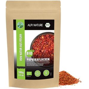 Alpi Nature Flocons de Piment Rouge BIO 100g, Flocons et Graines de Paprika, Assaisonnement au Paprika - Publicité Alpi Nature Flocons de Piment Rouge BIO 100g, Flocons et Graines de Paprika, Assaisonnement au Paprika - Publicité