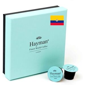 Hayman - Finest World Coffee 100% Café Manos Juntas de Colombie Capsules de café compatibles avec les machines Nespresso Original Line Coffret avec 20 capsules - Publicité Hayman - Finest World Coffee 100% Café Manos Juntas de Colombie Capsules de café compatibles avec les machines Nespresso Original Line Coffret avec 20 capsules - Publicité