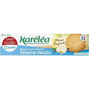 KARÉLÉA BISCUITS SÉSAME VANILLE SANS SUCRES PAUVRES EN SEL 132G, KARELEA, LOT DE 4 - Publicité KARÉLÉA BISCUITS SÉSAME VANILLE SANS SUCRES PAUVRES EN SEL 132G, KARELEA, LOT DE 4 - Publicité