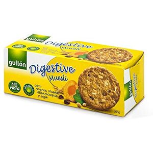 Gullon Gullón, Biscuits Digestives, Biscuits Muesli avec Avoine Raisins Abricot Soja, 365 gr - Publicité Gullon Gullón, Biscuits Digestives, Biscuits Muesli avec Avoine Raisins Abricot Soja, 365 gr - Publicité
