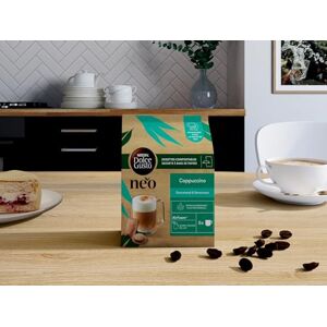 Nescafé Dolce Gusto NEO NEO Cappuccino par NESCAFÉ® Dolce Gusto® 6 dosettes de café compostables et 6 sachets recyclables à base de papier - Publicité Nescafé Dolce Gusto NEO NEO Cappuccino par NESCAFÉ® Dolce Gusto® 6 dosettes de café compostables et 6 sachets recyclables à base de papier - Publicité