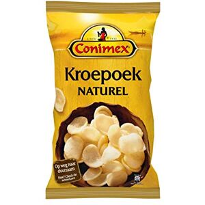 Conimex Chips de crevettes Kroepoek Natural Poids total 73 grammes - Publicité Conimex Chips de crevettes Kroepoek Natural Poids total 73 grammes - Publicité