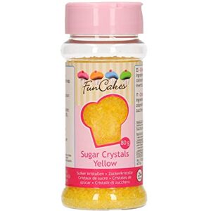 FunCakes Sucre Coloré Jaune Sprinkles Bon Goût Décoration de Gâteaux 100 g - Publicité FunCakes Sucre Coloré Jaune Sprinkles Bon Goût Décoration de Gâteaux 100 g - Publicité
