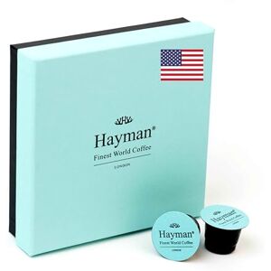 Hayman - Finest World Coffee 100% Café Kona d'Hawaï Capsules de café fraîchement torréfié Compatibles avec les machines Nespresso Original Line Coffret avec 20 capsules - Publicité Hayman - Finest World Coffee 100% Café Kona d'Hawaï Capsules de café fraîchement torréfié Compatibles avec les machines Nespresso Original Line Coffret avec 20 capsules - Publicité