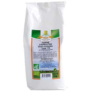 Epicerie salée MOULIN DES MOINES Farine D'Épeautre Demi-Complète T110 1Kg - Publicité Epicerie salée MOULIN DES MOINES Farine D'Épeautre Demi-Complète T110 1Kg - Publicité