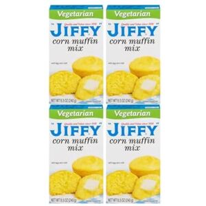 Jiffy Mélange végétarien pour muffins au maïs, 241 g (lot de 4) - Publicité Jiffy Mélange végétarien pour muffins au maïs, 241 g (lot de 4) - Publicité