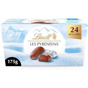 Lindt Ballotin LES PYRÉNÉENS Chocolat au Lait Frais et Fondant Idéal pour Noël, 175g - Publicité Lindt Ballotin LES PYRÉNÉENS Chocolat au Lait Frais et Fondant Idéal pour Noël, 175g - Publicité
