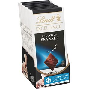 Lindt Excellence A Touch of Sea Salt Lot de 12 barres de chocolat noir 100 ml - Publicité Lindt Excellence A Touch of Sea Salt Lot de 12 barres de chocolat noir 100 ml - Publicité
