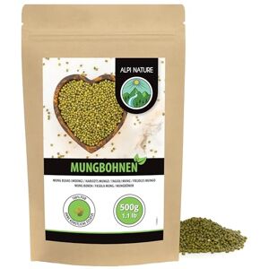 Alpi Nature Haricots Mungo 500g, Haricots Mungo Verts pour la Cuisine, Soupes, Curry, sans Gluten - Publicité Alpi Nature Haricots Mungo 500g, Haricots Mungo Verts pour la Cuisine, Soupes, Curry, sans Gluten - Publicité