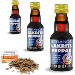 AlcoFermBrew 3 x Essence Style Lakrits Peppar 25ml – Sans Alcool, Prépare Jusqu’à 2,25L, Avec Copeaux De Chêne Français Offerts - Publicité AlcoFermBrew 3 x Essence Style Lakrits Peppar 25ml – Sans Alcool, Prépare Jusqu’à 2,25L, Avec Copeaux De Chêne Français Offerts - Publicité