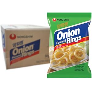 Nongshim Chips Onion Rings de Corée Beignets / Rondelles saveur oignon Marque (Corée) 90G (Lot de 20 sachets) - Publicité Nongshim Chips Onion Rings de Corée Beignets / Rondelles saveur oignon Marque (Corée) 90G (Lot de 20 sachets) - Publicité