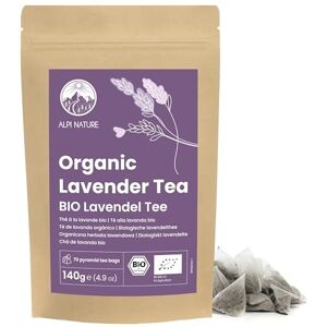 Alpi Nature Lavande Infusion BIO, 70 Sachets Pyramides de 2g, Lavande Séchée Biologique 140g - Publicité Alpi Nature Lavande Infusion BIO, 70 Sachets Pyramides de 2g, Lavande Séchée Biologique 140g - Publicité