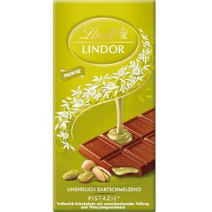 Lindt Chocolat LINDOR Pistache Tableau de 100 g Chocolat au lait entier avec un remplissage infiniment fondant délicatement au goût pistache Plaque à chocolat Cadeau de chocolat - Publicité Lindt Chocolat LINDOR Pistache Tableau de 100 g Chocolat au lait entier avec un remplissage infiniment fondant délicatement au goût pistache Plaque à chocolat Cadeau de chocolat - Publicité