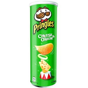Pringles cheese and onion bote 165 g - Publicité Pringles cheese and onion bote 165 g - Publicité