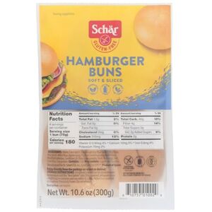 Schär Schar Gluten Free Hamburger Buns, 10.6 oz by Schar - Publicité Schär Schar Gluten Free Hamburger Buns, 10.6 oz by Schar - Publicité