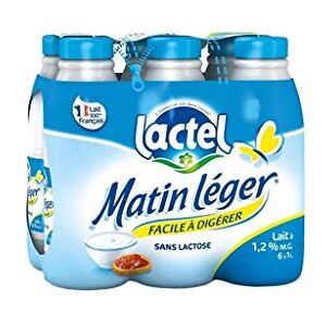 Lactel Lait demi-écrémé, stérilisé UHT, facile à digérer, 0,5% de lactose Les 6 bouteilles de 1L - Publicité Lactel Lait demi-écrémé, stérilisé UHT, facile à digérer, 0,5% de lactose Les 6 bouteilles de 1L - Publicité