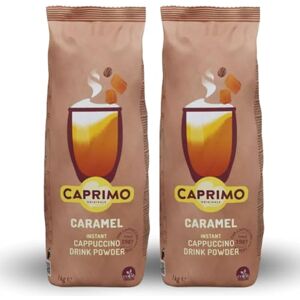 PRO DISTRI CAPRIMO Cappuccino Aromatisé Caramel 2x1kg de Boisson Instantanée en poudre soluble pour un délicieux petit déjeuner - Publicité PRO DISTRI CAPRIMO Cappuccino Aromatisé Caramel 2x1kg de Boisson Instantanée en poudre soluble pour un délicieux petit déjeuner - Publicité